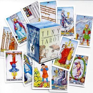 TINY UNIVERSAL WAITE TAROT CARDS Deck Divination Fortune Telling Authentic NEW